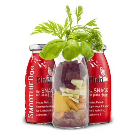 Smoothie Dog Smoothie με Μοσχάρι Λαχανικά Βότανα & Super Foods 250gr Λιχουδιές 