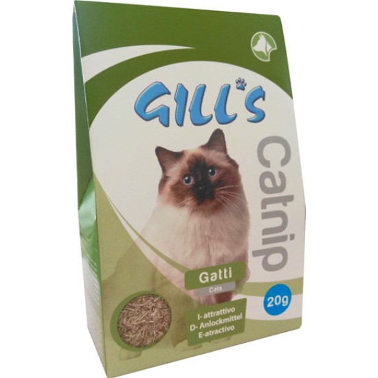 Ελκυστικό Γάτας Gill's Χόρτο Catnip 20gr Ελκυστικά-Απωθητικά Γάτας