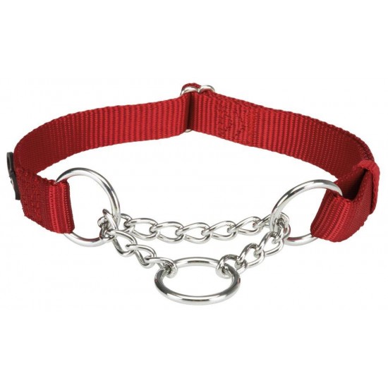 Πνίχτης Σκύλου Half Trixie Ιμάντας Medium-Large Red 2x35-50cm Πνίχτες