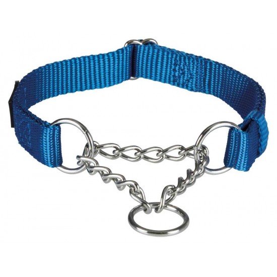 Πνίχτης Σκύλου Half Trixie Ιμάντας Large-XLarge Blue 2,5x45-70cm Πνίχτες