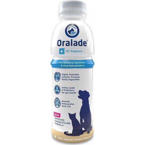 Oralade GI Support Ισοτονικό Διάλυμα Ενυδάτωσης για Σκύλους & Γάτες 500ml