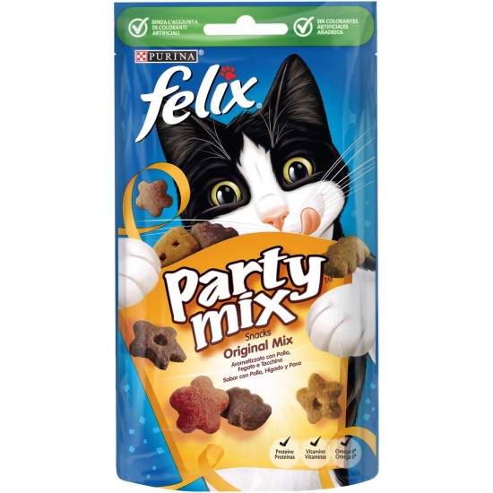 Λιχουδιά Γάτας Felix Party Mix Original 60gr  Λιχουδιές