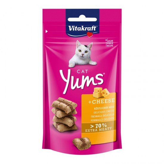 Λιχουδιά Γάτας Vitakraft Cat Yums Cheese 40gr  Λιχουδιές