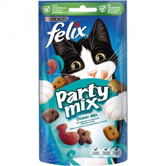 Λιχουδιά Γάτας Felix Party Mix Ocean 60gr  Λιχουδιές