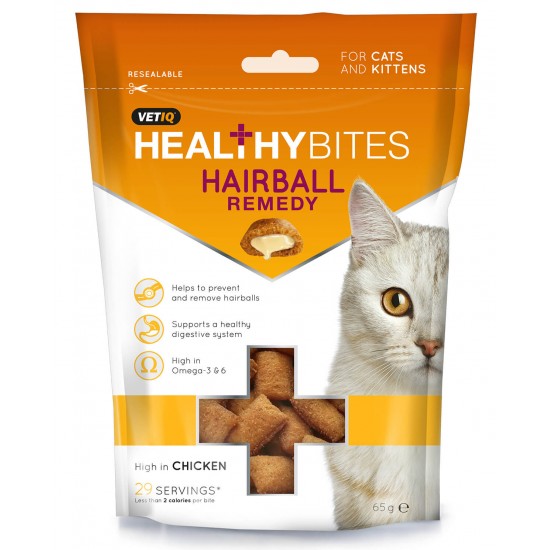 Λιχουδιά Γάτας Healthy Bites Hairball Remedy 65 gr Λιχουδιές