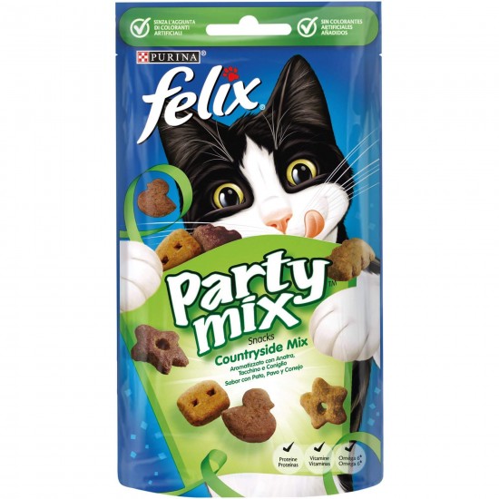Λιχουδιά Γάτας Felix Party Countryside Mix60gr  Λιχουδιές