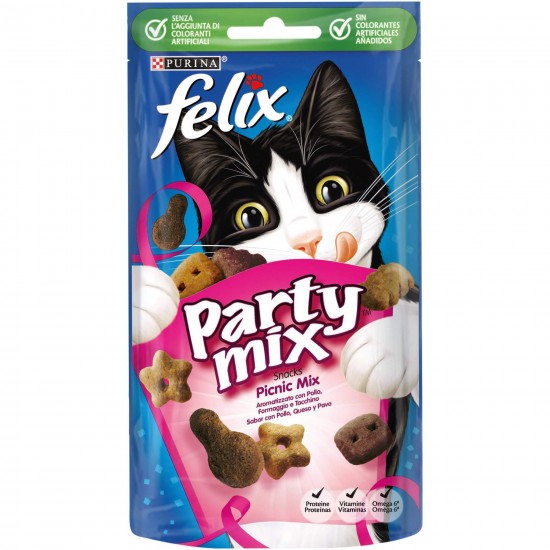 Λιχουδιά Γάτας Felix Party Picnic Mix 60gr  Λιχουδιές
