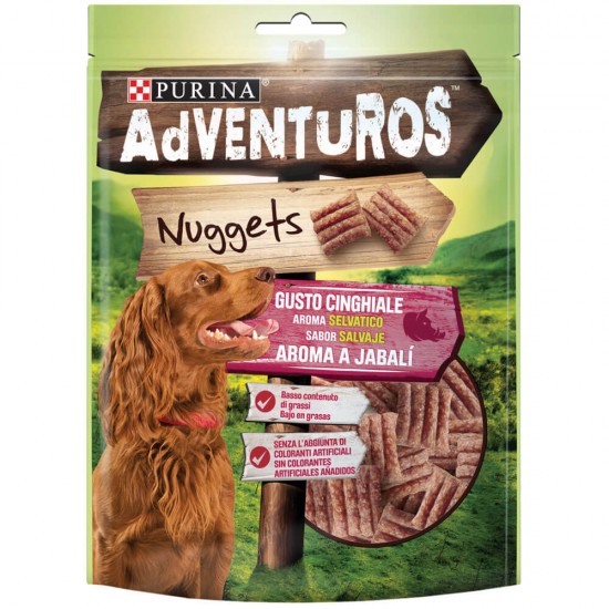 Λιχουδιά Σκύλου Purina Adventuros Boar Wild Nuggets 90gr Λιχουδιές 