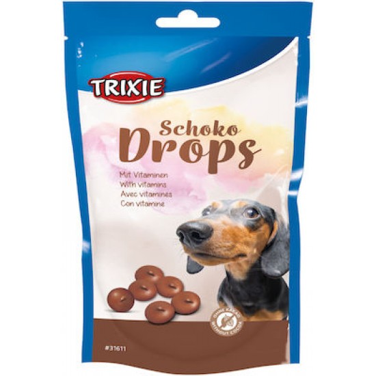 Λιχουδιά Σκύλου Trixie Schoco Drops 75gr Λιχουδιές Σκύλου