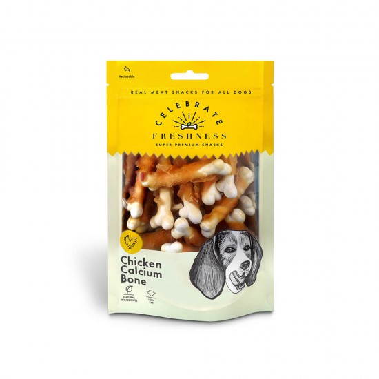Λιχουδιά Σκύλου Freshness Chicken Calcium Bone 100gr Λιχουδιές 