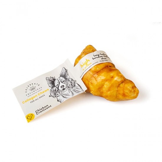 Λιχουδιά Σκύλου Celebrate Collagen Chicken Croissant 9cm 1τεμ (84412)