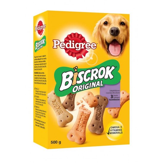 Μπισκότο Σκύλου Pedigree Biscrok 500gr Μπισκότα 
