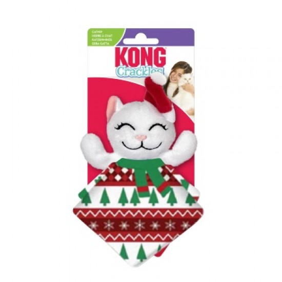 Παιχνίδι Γάτας Kong Holiday Crackles Santa Kitty Διάφορα