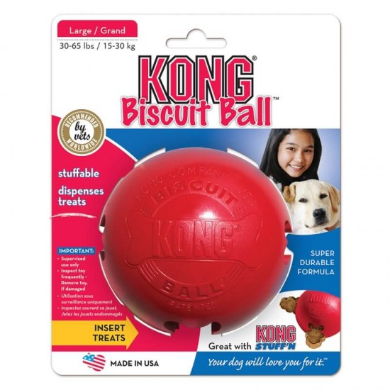 Παιχνίδι Premium Σκύλου Kong Biscuit Ball Large  KONG