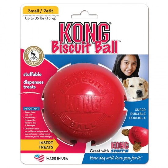 Παιχνίδι Premium Σκύλου Kong Biscuit Ball Small  KONG