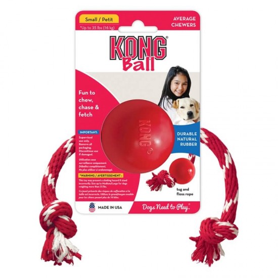 Παιχνίδι Premium Σκύλου Kong Ball Rope Small KONG