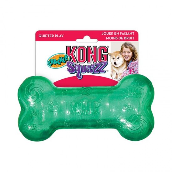 Παιχνίδι Premium Σκύλου Kong Squeezz Crackel Bone Medium  KONG