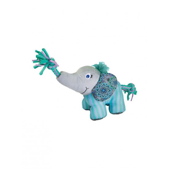 Παιχνίδι Premium Σκύλου Kong Knots Carnival Elephant Medium/Large 36εκ. Μπλε