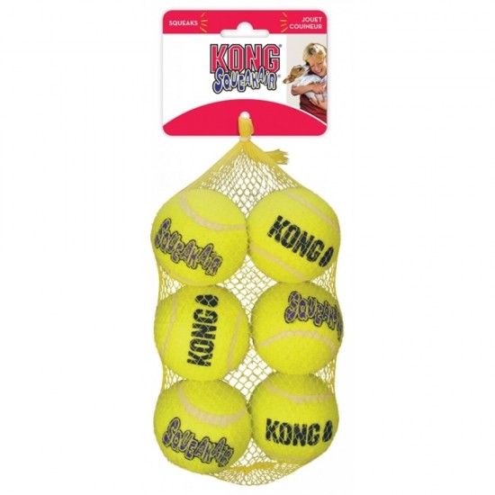 Παιχνίδι Premium Σκύλου Kong Air Squeaker Tennis Ball 6-Pack Medium KONG
