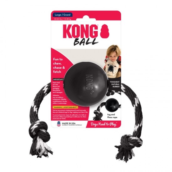 Παιχνίδι Premium Σκύλου Kong Extreme Ball Rope Large KONG
