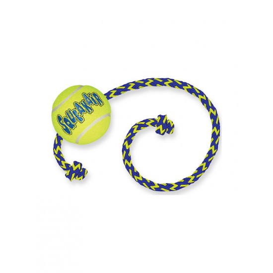 Παιχνίδι Premium Σκύλου Kong AirSquek Tennis Ball with Rope Medium KONG