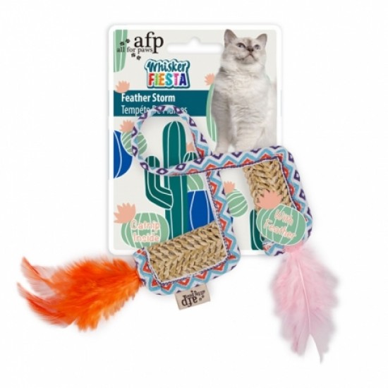 Παιχνίδι Γάτας Afp Whisker Fiesta Feather Storm Catnip