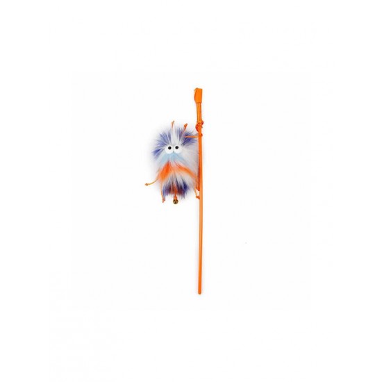 Παιχνίδι Γάτας Afp Stick Long Fluffer Wand Baguette Fluffy Πορτοκαλί 42cm Διάφορα
