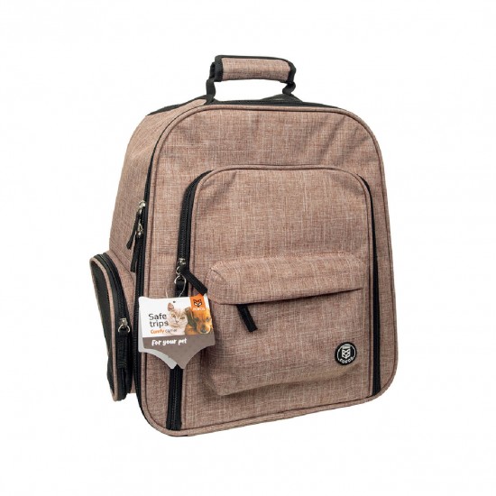 Τσάντα Μεταφοράς Fofos Backpack Προεκτάσιμη Ρόζ Κλουβιά & Τσάντες Μεταφοράς