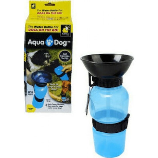 Ποτίστρα Σκύλου Aqua Dog Φορητη 550ml Μπολ-Ταΐστρες-Ποτίστρες Σκύλου