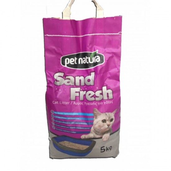 Άμμος Γάτας Απλή Pet Natura 5kg Άμμοι