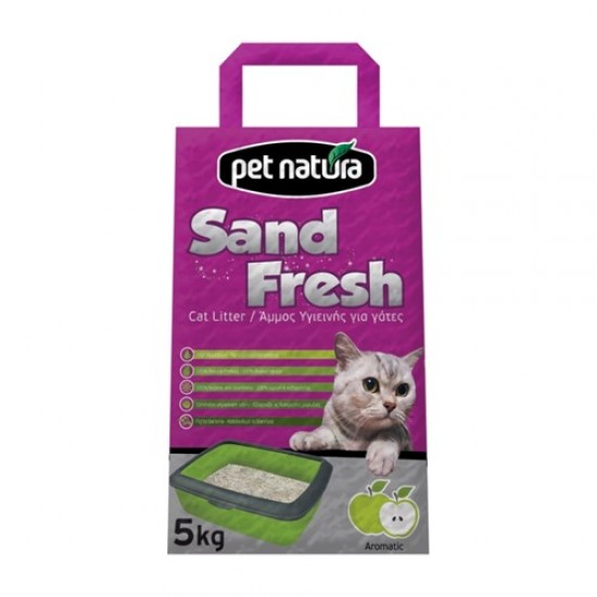 Άμμος Γάτας Απλή Pet Natura Αρωματική 5kg Άμμοι