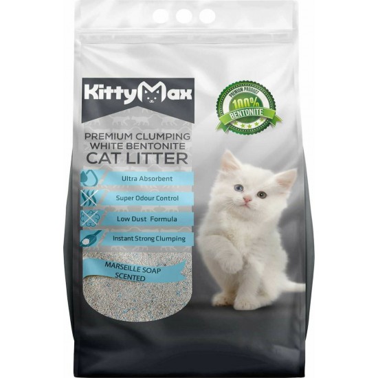 Άμμος Γάτας Clumping Kitty Max Marseille Soap 10lt Άμμοι