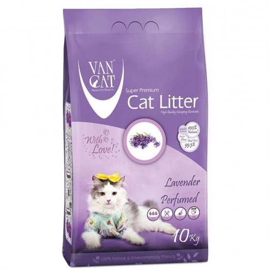 Van Cat Clumping Lavender Standard 10kg  Άμμοι