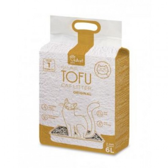 Velvet Paw Tofu Cat Litter Original 6lt Άμμοι
