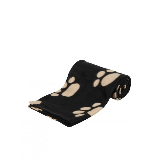 Κουβέρτα Trixie Fleece Barney L-XL Μαύρο/Μπεζ 150x100cm Κουβέρτες Σκύλου