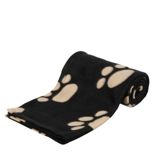 Κουβέρτα Trixie Fleece Beany S-M Μαύρο/Μπεζ 100x70cm Κουβέρτες
