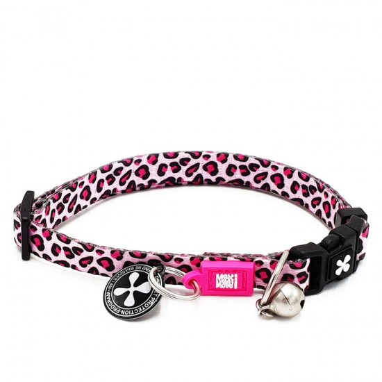 Max & Molly Smart ID Cat Collar Leopard Pink Περιλαίμια