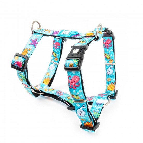 Max & Molly Harness Blue Ocean Large Σαμαράκια