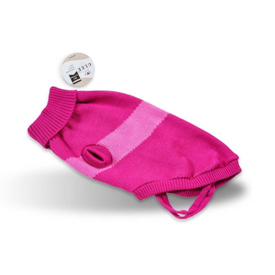 Ρουχαλάκι Σκύλου Glee Πουλόβερ Πλεκτό Ροζ 45cm Ρούχα 