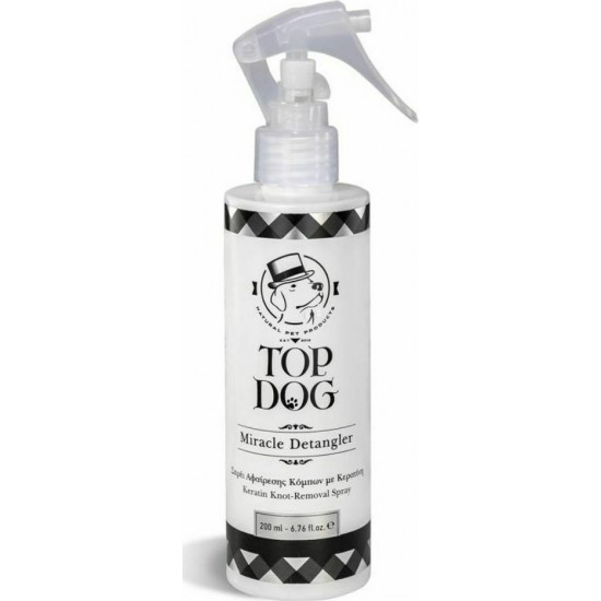 Top Dog Miracle Detangler Spray Μαλακτικό Σκύλου για Κόμπους 200ml