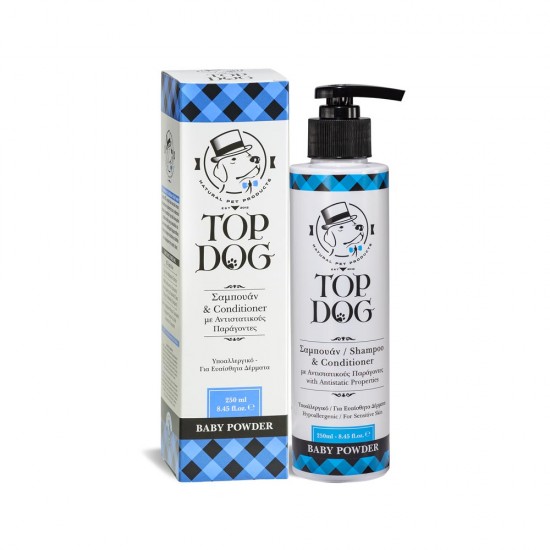 Top Dog Shampoo & Conditioner Baby Powder 250ml Σαμπουάν