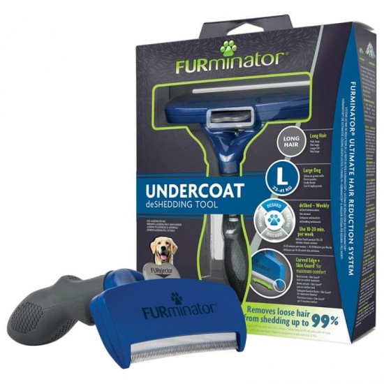 Βούρτσα Σκύλου FurMinator deShedding Tool Dog Long Hair Large 23-41kg Χτένες-Βούρτσες