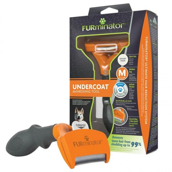 FurMinator deShedding Tool Dog Short Hair Medium 9-25kg Χτένες-Βούρτσες