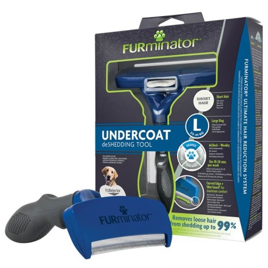 Βούρτσα Σκύλου FurMinator deShedding Tool Dog Short Hair Large 23-41kg Χτένες-Βούρτσες