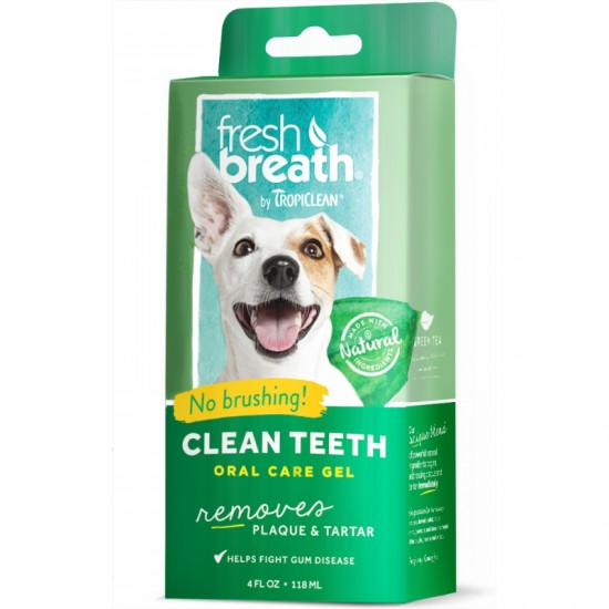 Στοματική Υγιεινή Tropiclean Fresh Breath Clean Teeth Gel 118ml Στοματική Φροντίδα 