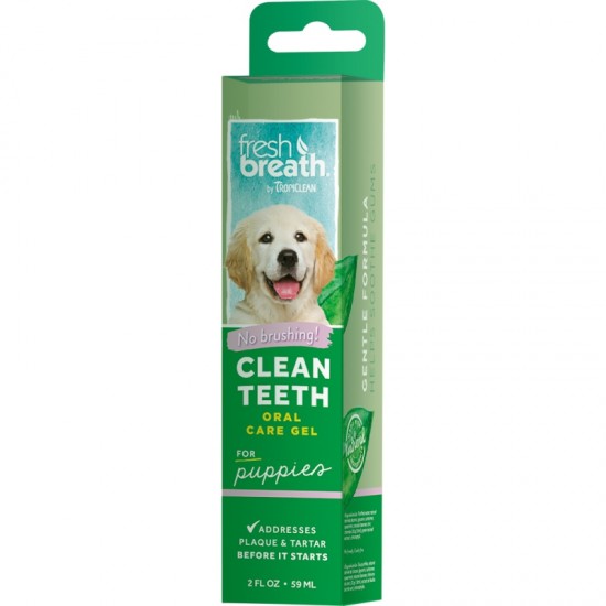 Στοματική Υγιεινή Tropiclean Fresh Breath Clean Teeth Gel Puppy 59ml Στοματική Φροντίδα 