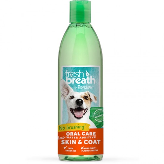 Στοματική Υγειινή Tropiclean Fresh Breath Oral Care Water Additive Skin & Coat 473ml Στοματική Φροντίδα 