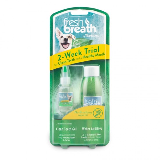 Στοματική Υγιεινή Tropiclean Fresh Breath Oδοντικό Κit 2 εβδομάδων Στοματική Φροντίδα 