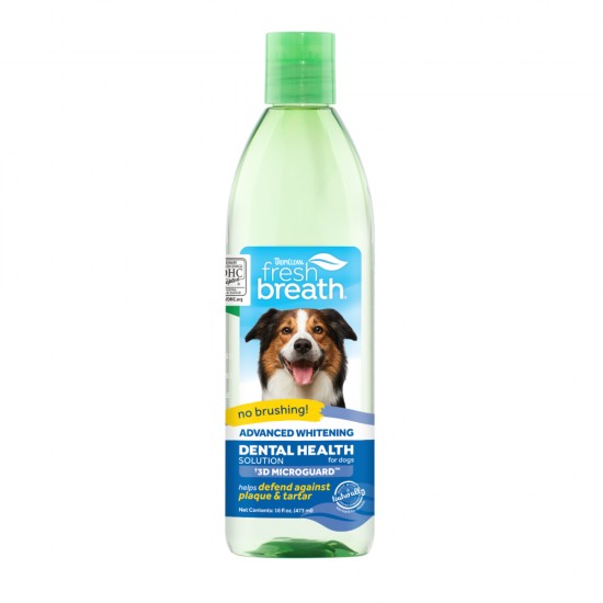 Tropiclean Fresh Breath Advanced Whitening Oral Care Water Additive 473ml Στοματική Φροντίδα Σκύλου