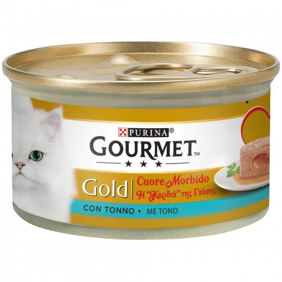 Κονσέρβα Γάτας Gold Melting Heart Τόνος 85gr GOURMET GOLD